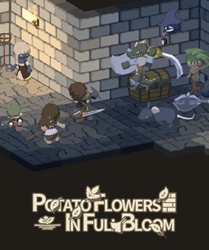 Cover Potato Flowers in Full Bloom