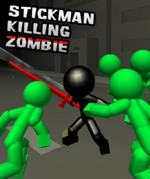 Cover Stickman Killing Zombie